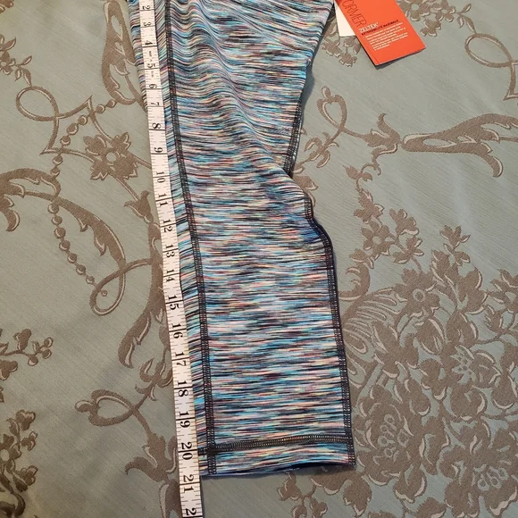 Zella Live-In Streamline Capri Athletic Leggings Grey Slate Multi Women Small - Picture 12 of 12